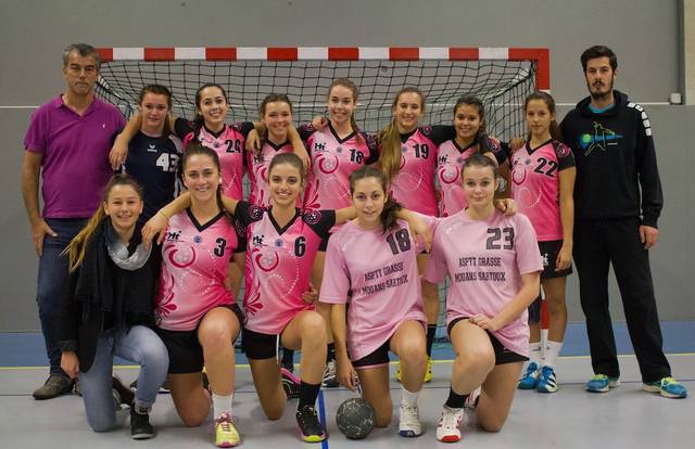 ASPTT GRASSE-MOUANS SARTOUX HB is a handball team. They are using SportEasy, the best web and mobile app to manage any sports team (football, soccer, rugby, basketball, baseball, hockey, volleyball...). Coaches and managers can organize the games and practices or send group messages to their players. Players have convenient access to their schedule or statistics. SportEasy is free and available online and there’s an app for iPhone and Android.